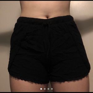 Black flowy shorts from target.